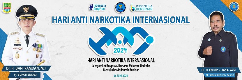 Dalam Rangka Hari Anti Narkoba Internasional BNK Bekasi dan Pemdes Cikarang Kota Gelar Test Urine