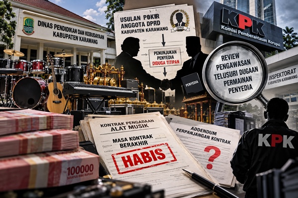 Ilustrasi Pengadaan Alat Musil pada Bidang Kebudayaan Dikbud Karawang
